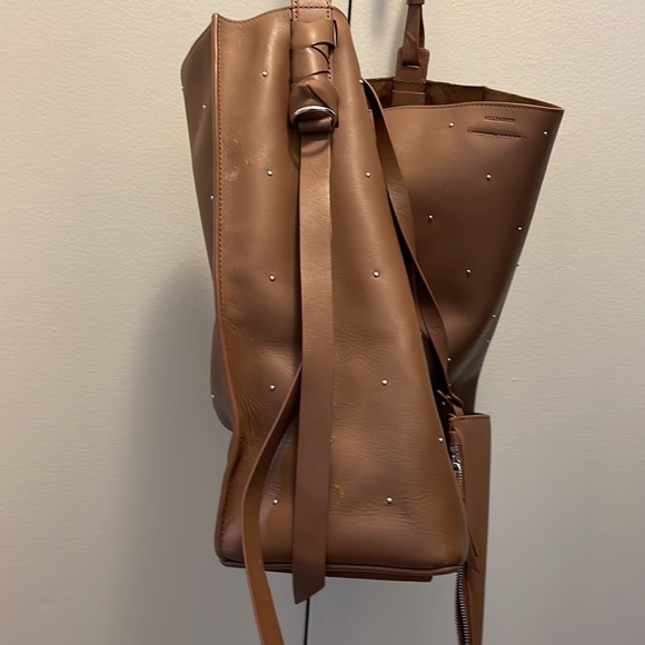 All Saints Leather light brown bag - Picture 6 of 7